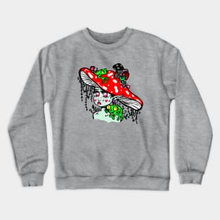 Little Mushroom Lady Crewneck Sweatshirt